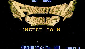 Forgotten Worlds (US) screen shot title